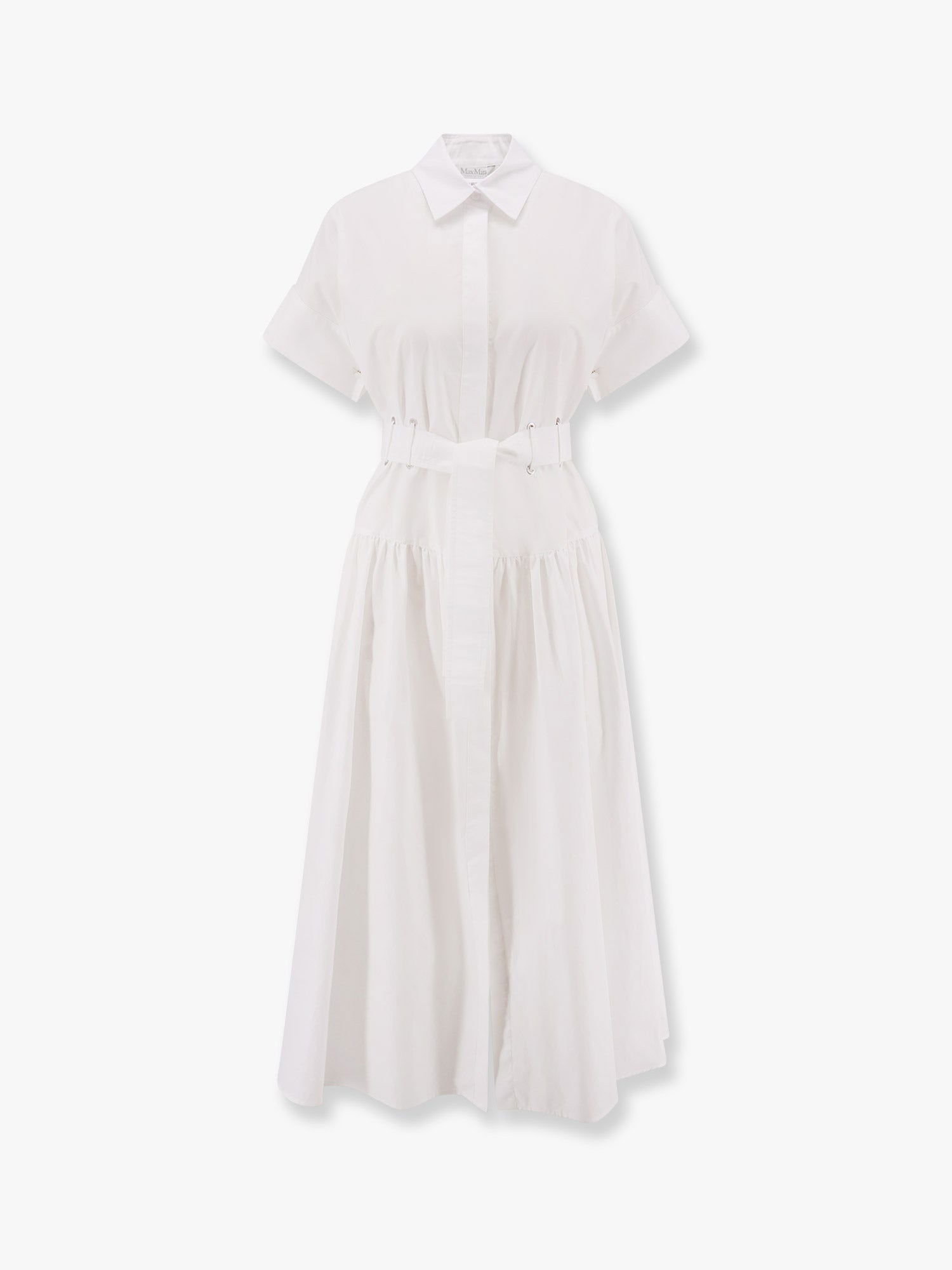 Šaty Max Mara Max Mara Agoraio Cotton Poplin Midi Shirtdress Biela | 2511221062600001, 0