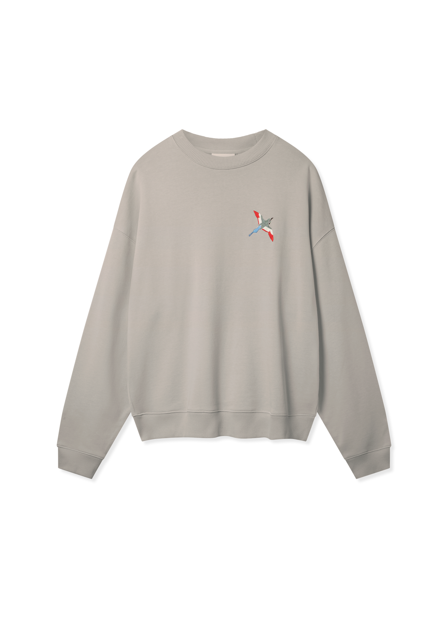 Mikina AXEL ARIGATO Micro Bee Bird Embroidered Crewneck Sweatshirt Béžová | A3457006, 0