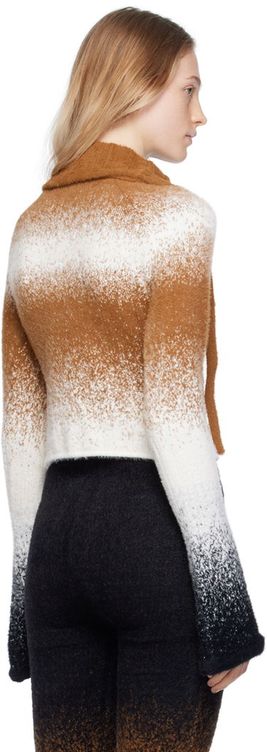 Sveter Ottolinger Ottolinger Gradient Fuzzy Knit Sweater Hnedá | 705902, 2