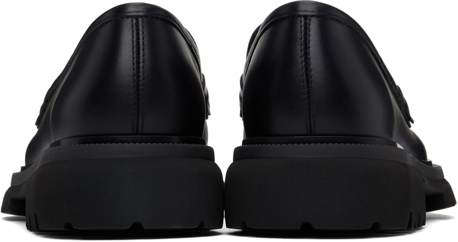 Tenisky a topánky FERRAGAMO Salvatore Ferragamo Gancini Ornament Lug Sole Loafers Čierna | 773850, 1