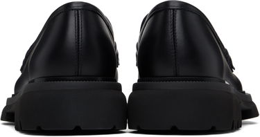 Tenisky a topánky FERRAGAMO Salvatore Ferragamo Gancini Ornament Lug Sole Loafers Čierna | 773850, 1