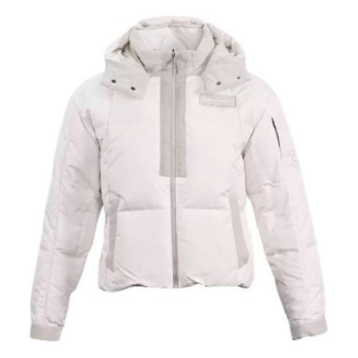 Prešívaná bunda Converse Premium Short Down Puffer Jacket Biela | 10023727-A02
