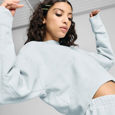 Mikina Puma DARE TO Washed Effect Relaxed Crew Neck Sweatshirt Modrá | 626799_26, 4