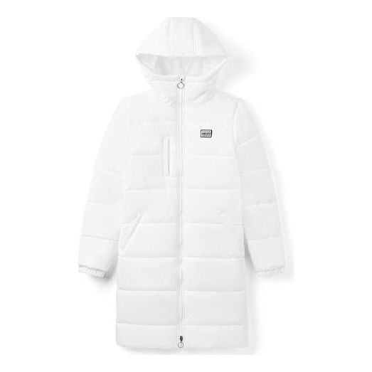 Prešívaná bunda Vans Long Puffer Jacket Biela | VN0A4BFTWHT, 0