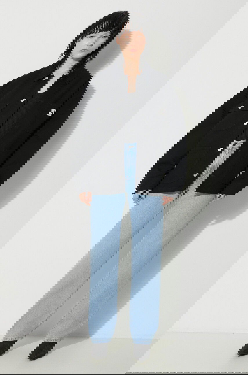 Džínsy Carhartt WIP Noxon Pant Jeans medium waist Modrá | I031920.112, 1