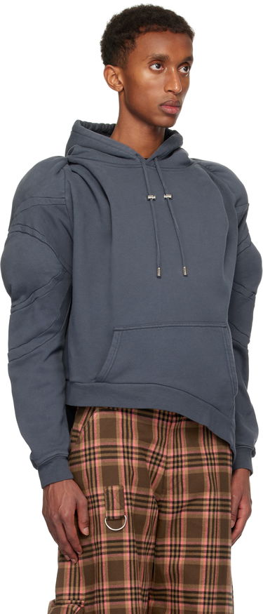 Mikina Collina Strada Collina Strada 'CS Gym' Muscle Wave Hoodie Šedá | XX8008, 1