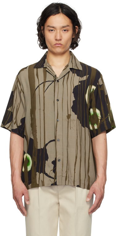 Košeľa BOSS HUGO Floral Print Shirt Hnedá | 50539329, 0