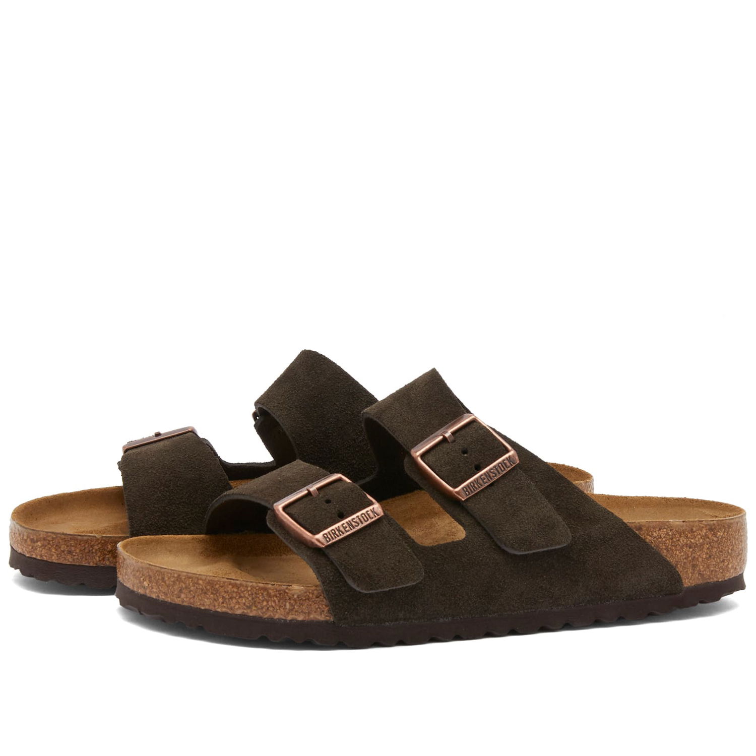 Tenisky a topánky Birkenstock Arizona Mocha Suede Čierna | 1027077, 0