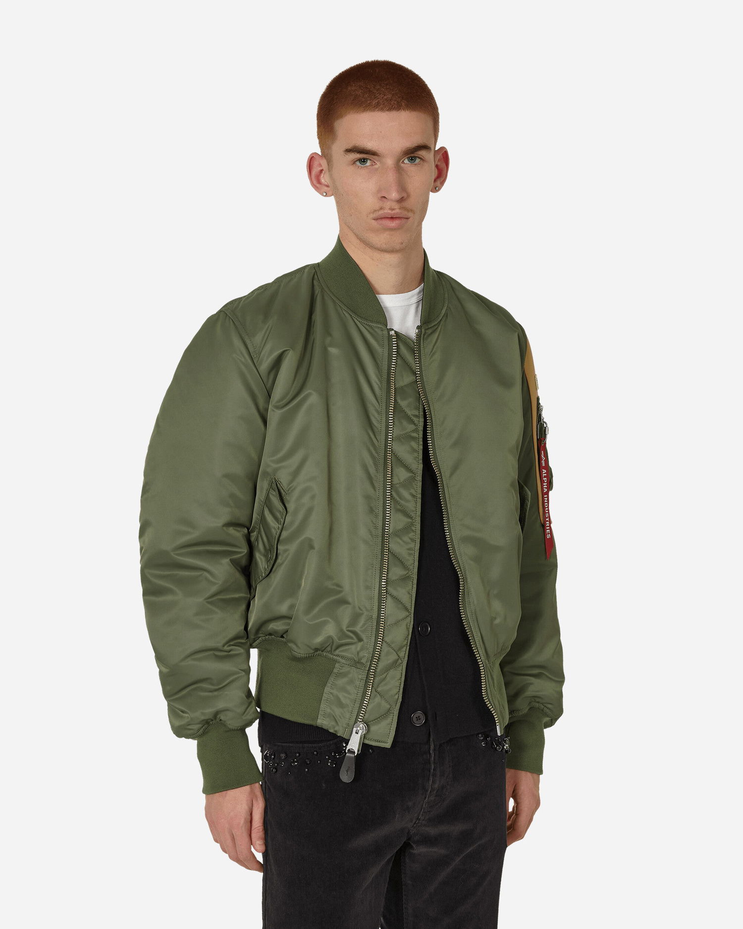 Bomber bunda UNDERCOVER Nylon Bomber Jacket Zelené | US2C4292 1, 1