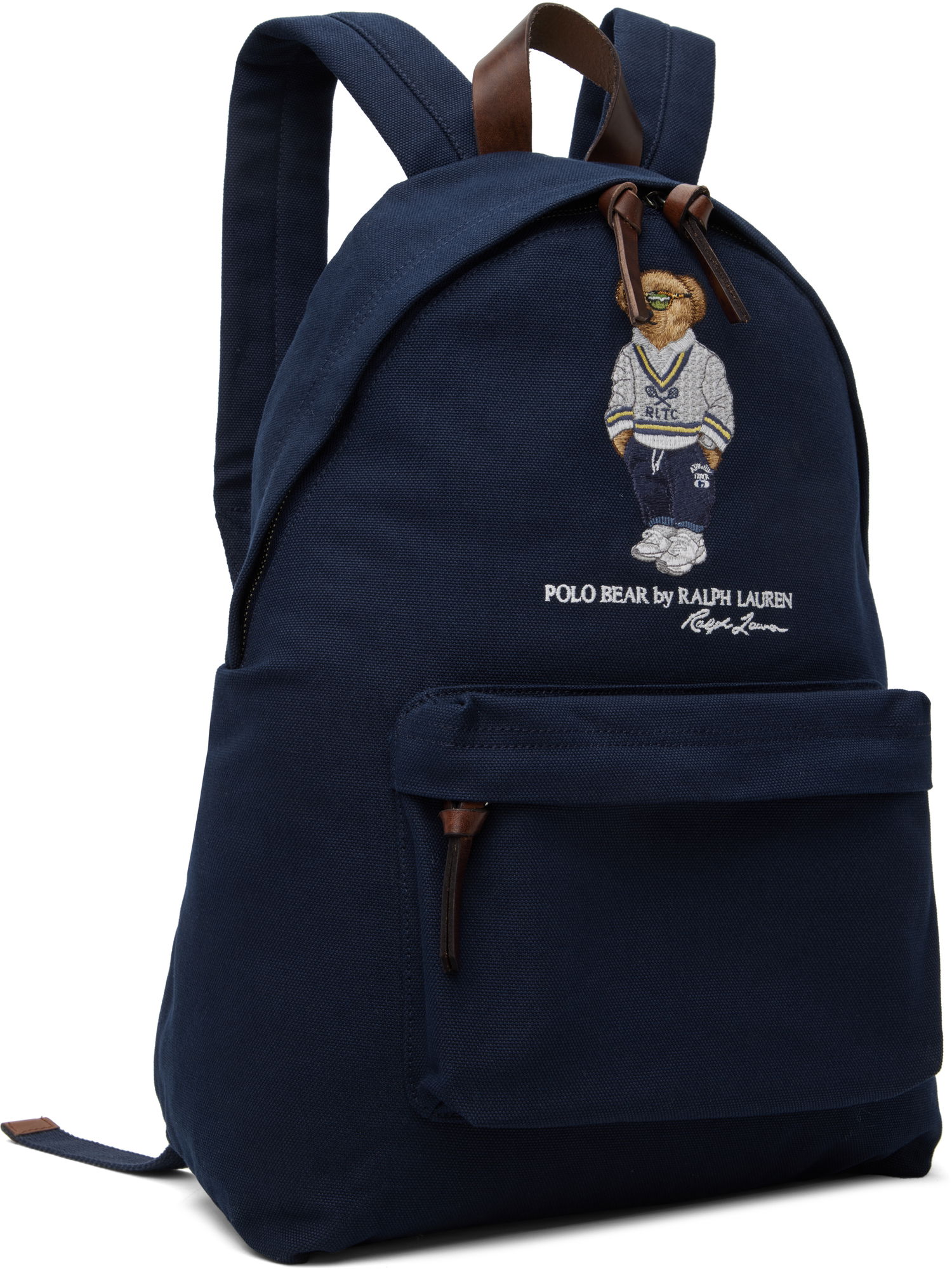 Batoh Polo by Ralph Lauren Polo Bear Canvas Backpack by Ralph Lauren Navy | 405962432001, 1