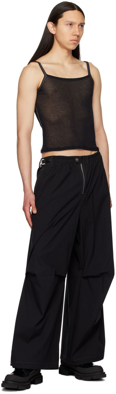 Tielko Dion Lee Semi-Sheer Tank Top Čierna | C3132S23, 3