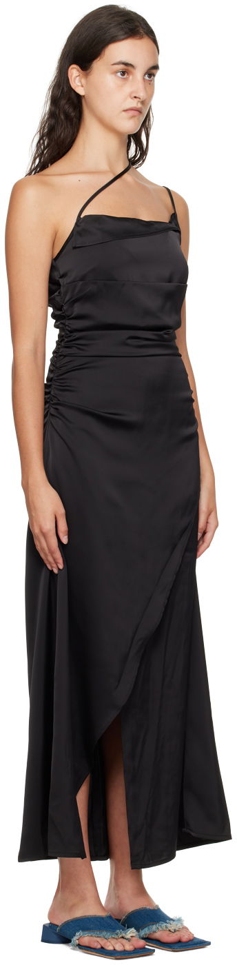 Šaty Han Kjøbenhavn Han Kjobenhavn Asymmetric Midi Dress Čierna | W-132773, 1