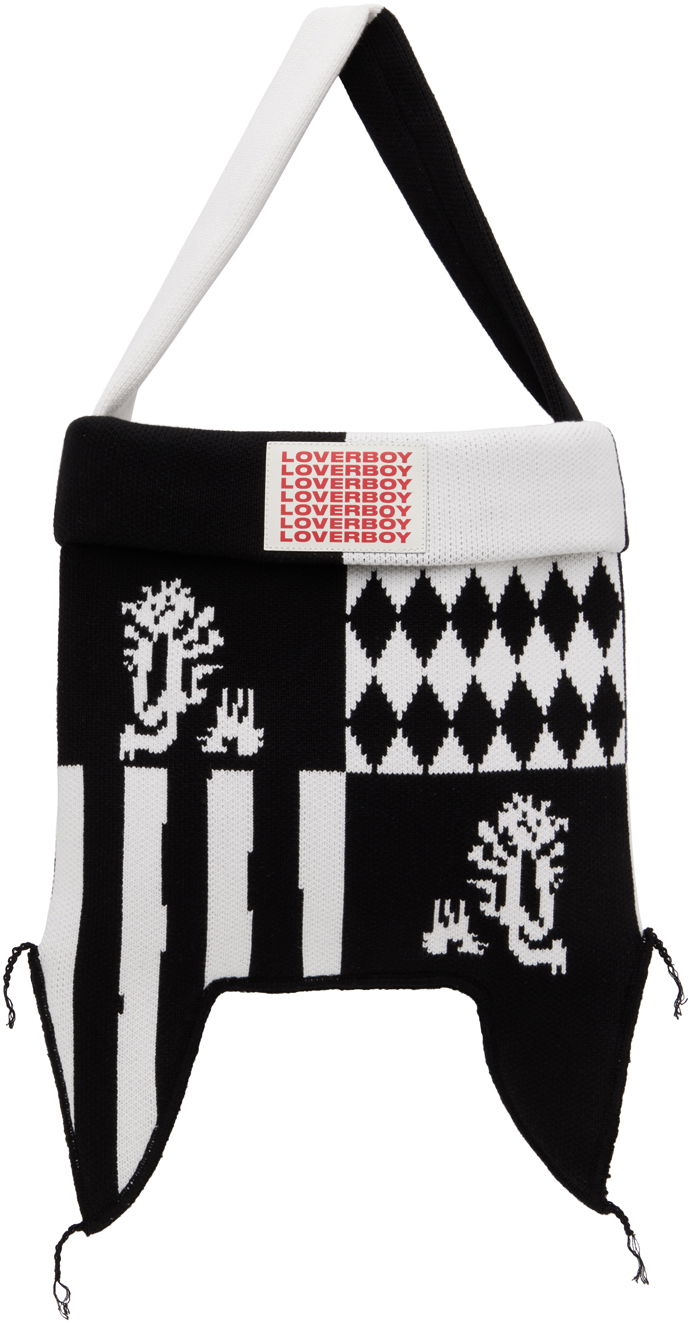 Tote bag Charles Jeffrey Loverboy Jacquard Tote Bag Čierna | 43120302