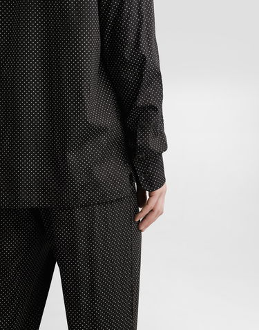 Košeľa Dolce & Gabbana Dolce & Gabbana Microprinted Vanity Button-Up Shirt Čierna | G5IF1TFMRBNS8030, 2