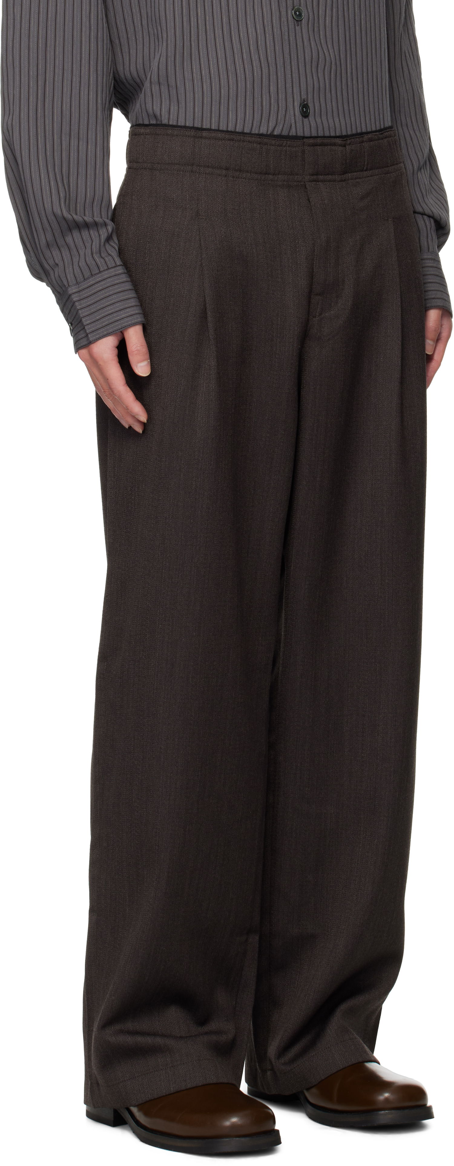 Nohavice OUR LEGACY OUR LEGACY Leisure Trousers Hnedá | M4254LH, 1
