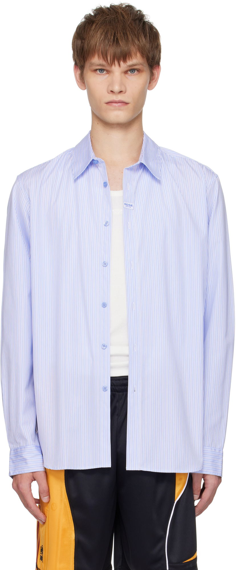Košeľa Martine Rose Martine Rose Classic Striped Shirt Modrá | 401WS18531