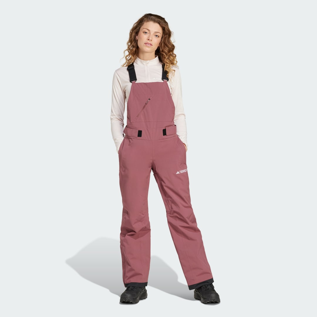 Nohavice adidas Performance Xperior 2L Insulated Bib Trousers Vínová | JE6656, 0