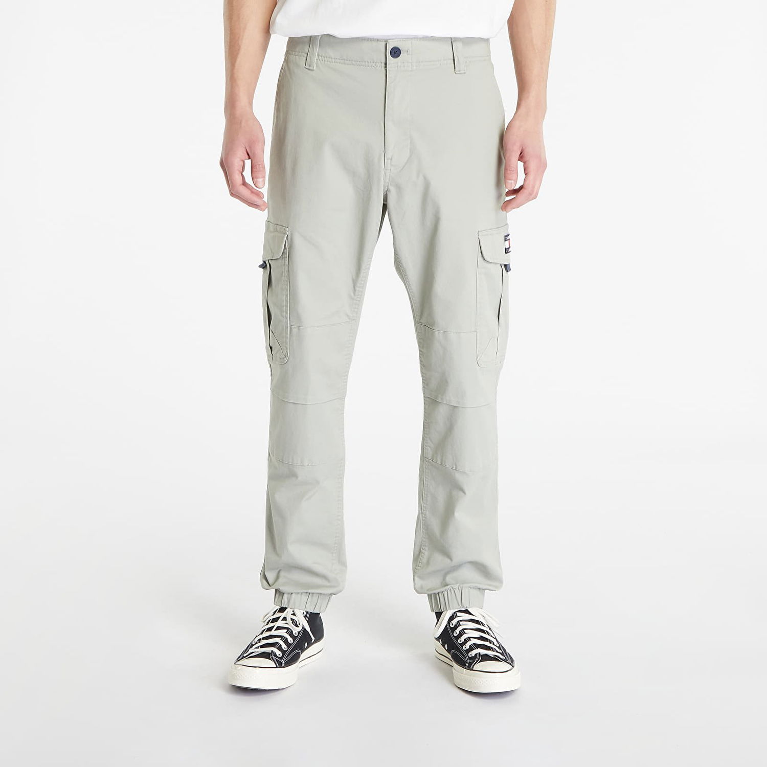 Nohavice Tommy Hilfiger Ethan Washed Cargo Pants Šedá | DM0DM15793 PMI, 0