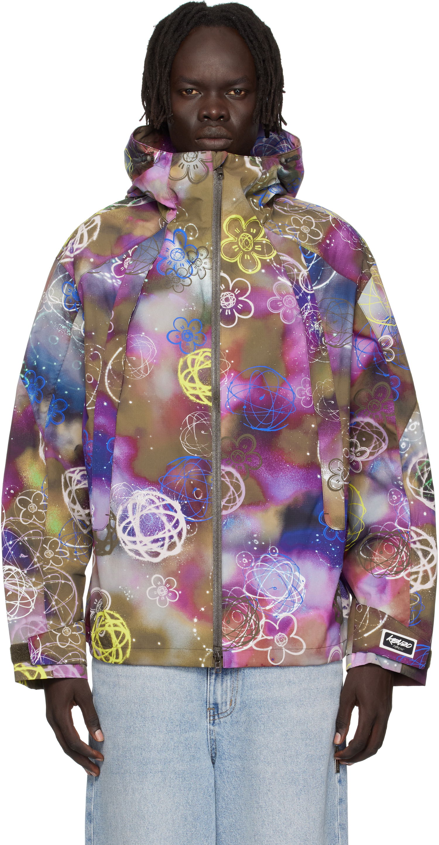 Vetrovka KENZO Kenzo Paris Futura 2000 Edition Short Windbreaker Jacket Rôznofarebný | FF65BL1779ND, 0