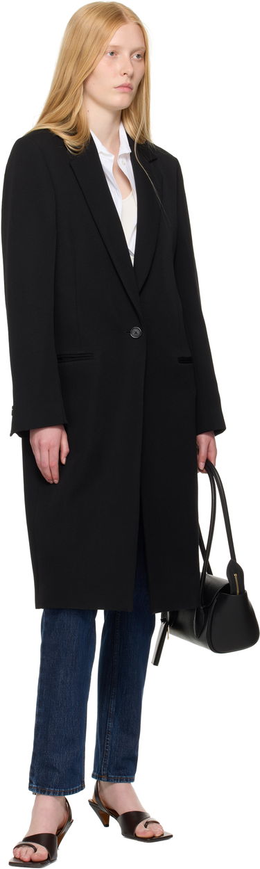 Kabáty TOTEME TOTEME Classic Tailored Coat Čierna | 252-WRO0198-FB0412, 3