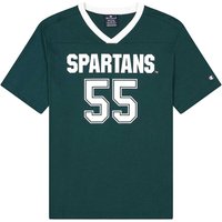 Tričko Champion College Logo V-Neck T-Shirt Zelené | 218573-GS528, 0