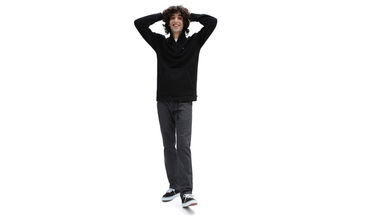 Mikina Vans Versa Standard Q-Zip Čierna | VN0A5KDSBLK, 3