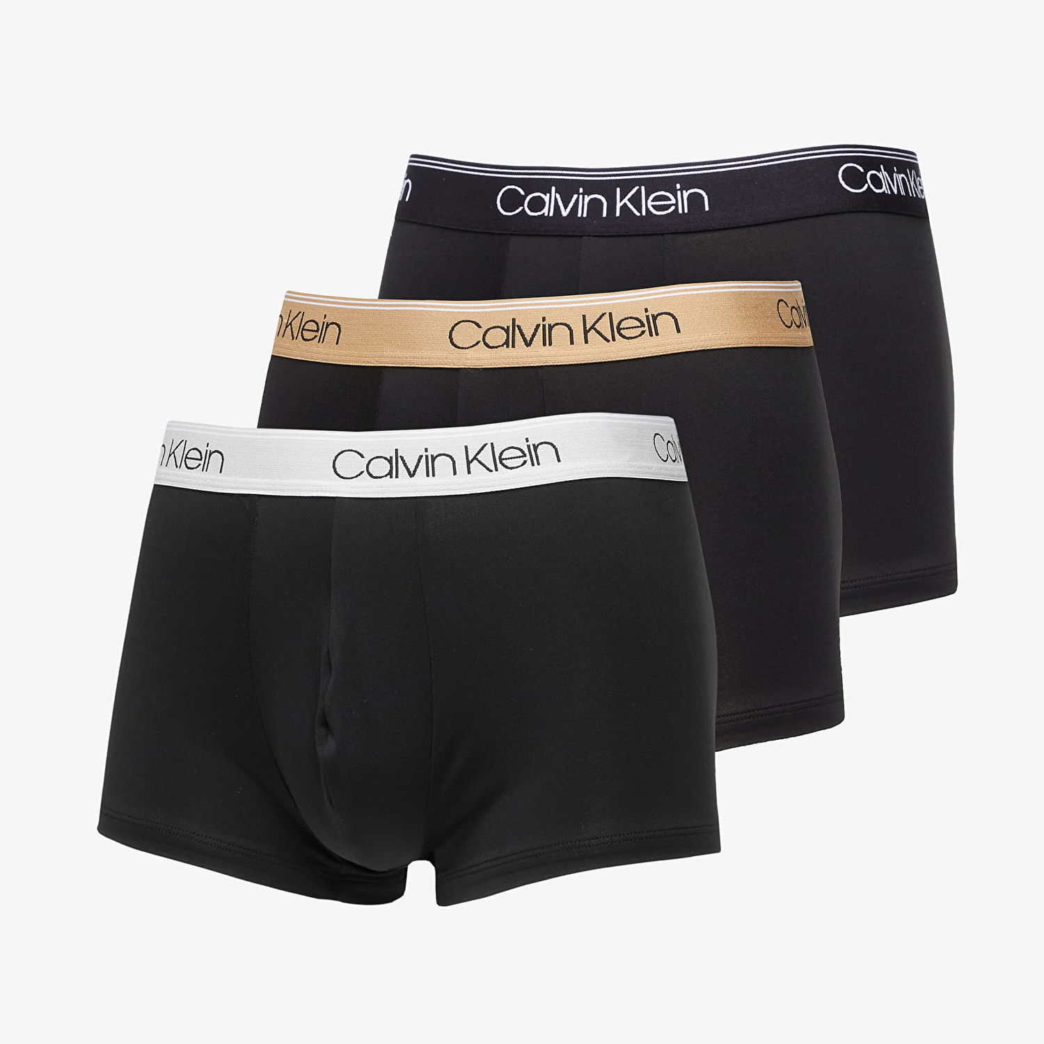 Boxerky CALVIN KLEIN Microfiber Stretch-Low Rise Boxer 3-Pack Čierna | NB2569A GF0, 0