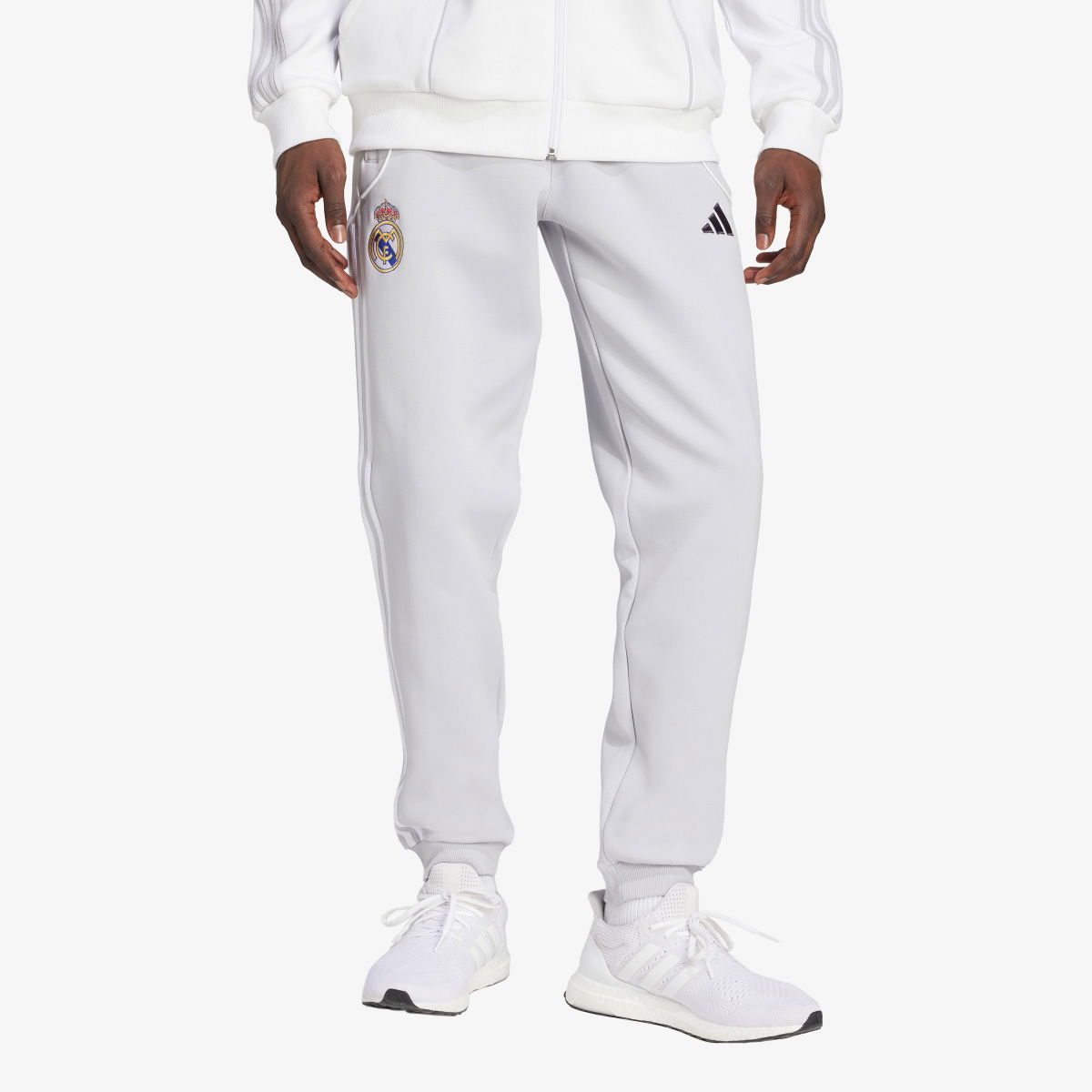 Tepláky adidas Performance Real Madrid Doubleknit Track Pants Šedá | JN3070, 1