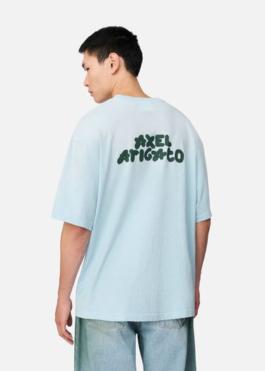 Tričko AXEL ARIGATO Bubble Reverse T-Shirt Modrá | A3861003, 3