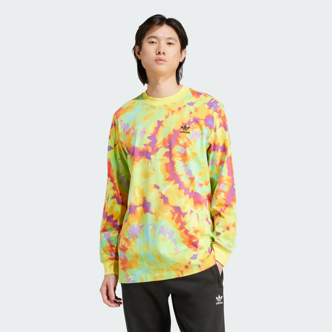 Tričko adidas Performance Tie-Dye Long Sleeve Tee Rôznofarebný | IZ0093, 0