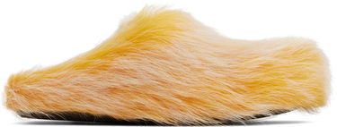 Tenisky a topánky Marni Long Hair Calfskin Fussbett Slip-on Loafers Žltá | SBMS004601 P8006, 0