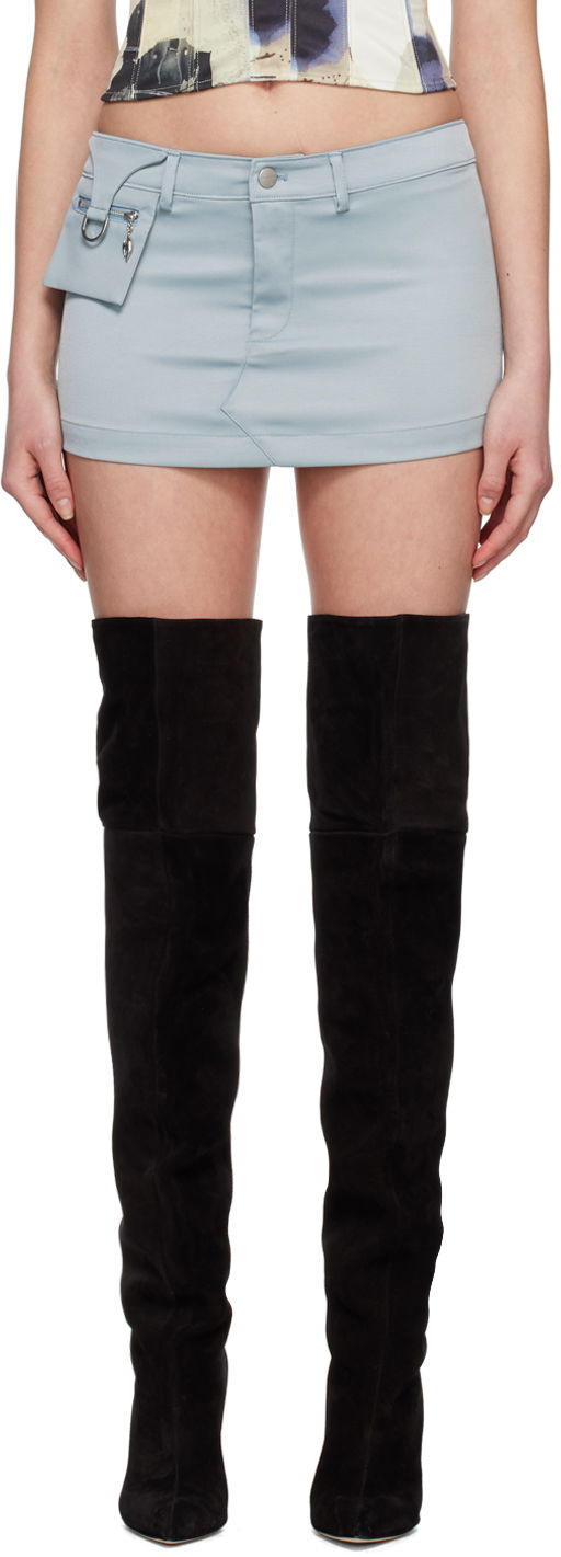 Sukňa Miaou Miaou Hannah Jewett Edition Mac Miniskirt Modrá | 4028GABARO, 0