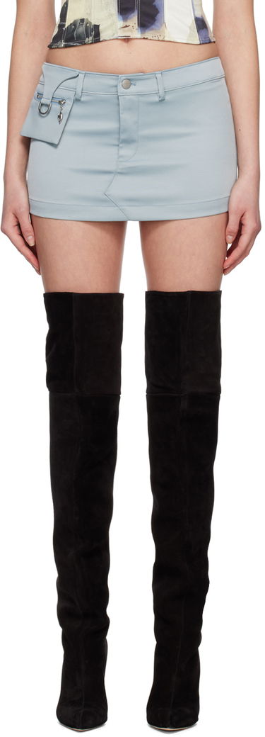 Sukňa Miaou Miaou Hannah Jewett Edition Mac Miniskirt Modrá | 4028GABARO, 0