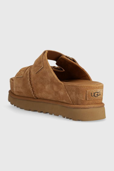 Tenisky a topánky UGG Goldenstar Hi Suede Platform Slides Hnedá | 1155458-CHE, 2