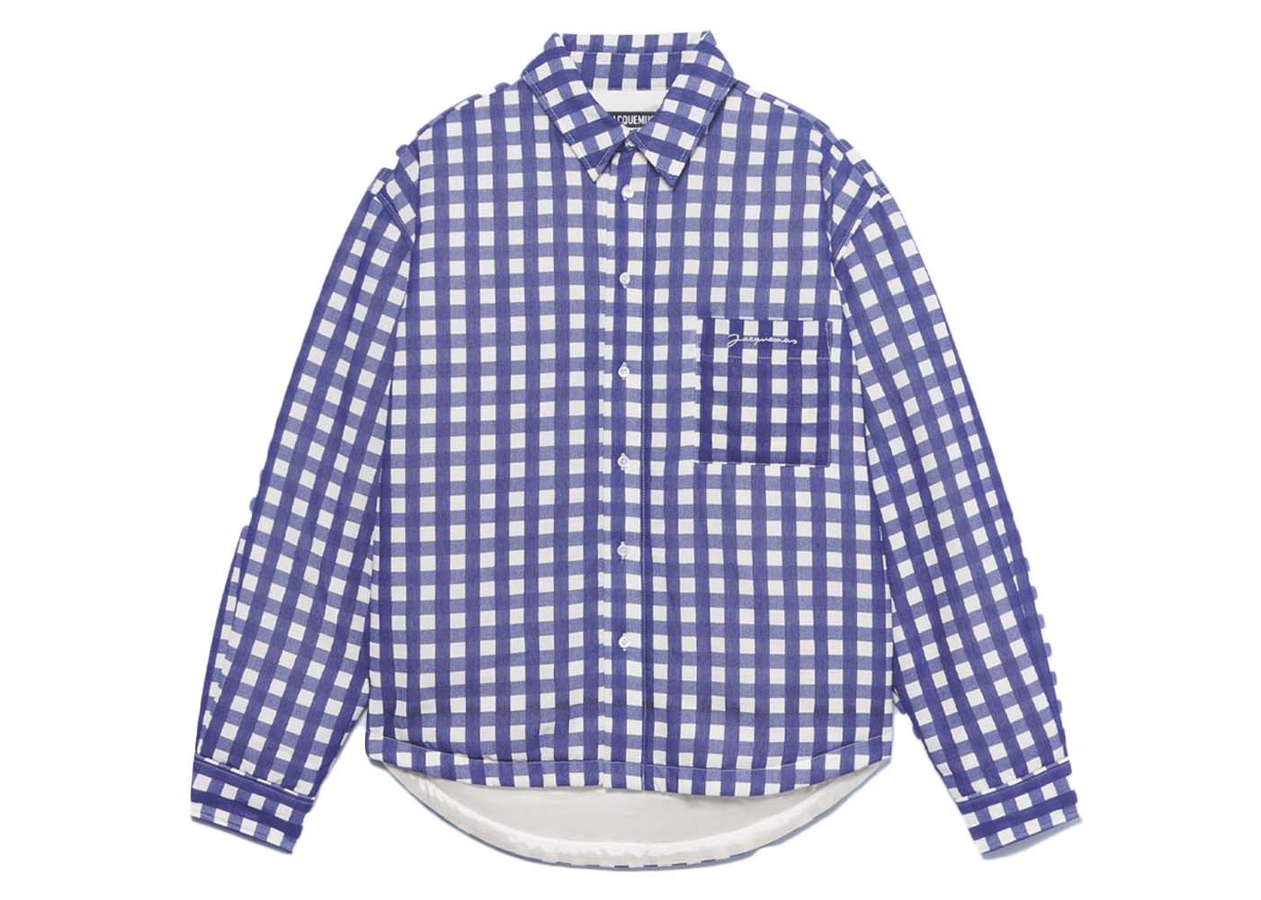 Košeľa Jacquemus La Chemise Boulanger Puffed Overshirt Navy | 216SH104-1005 3AP, 0