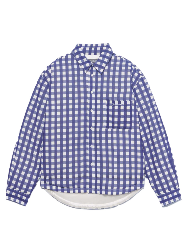 Košeľa Jacquemus La Chemise Boulanger Puffed Overshirt Navy | 216SH104-1005 3AP