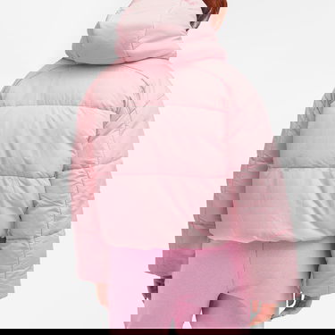 Prešívaná bunda PANGAIA Pangaia FLWRDWN Recycled Nylon Cropped Puffer Jacket Ružová | 100011685013, 3