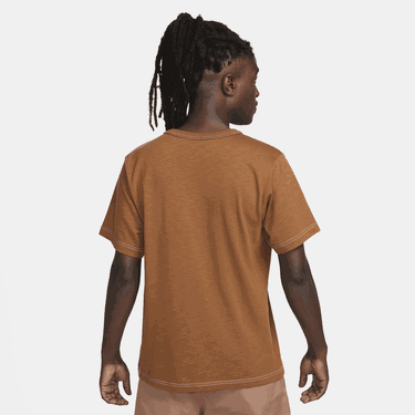 Tričko Nike Life Short-Sleeve Knit Top Oranžová | FN2645-281, 3