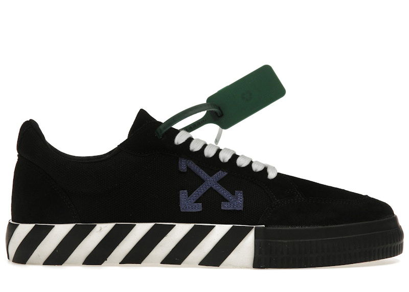 Tenisky a topánky Off-White Vulc Low Canvas White Black Dark Blue (SS22) Čierna | OMIA085S22LEA0011046, 0