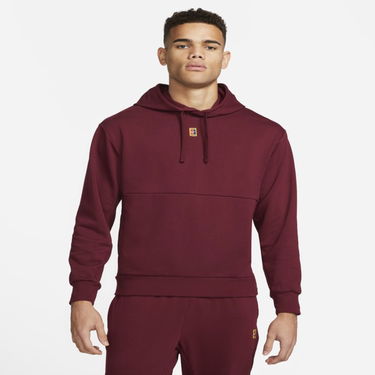 Mikina Nike Court Fleece Tennis Hoodie Vínová | DA5711-638, 0