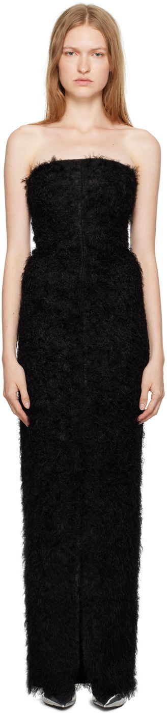 Šaty TOTEME TOTEME Women's Strapless Maxi Dress Čierna | 244-WRD0133-FB0287, 0