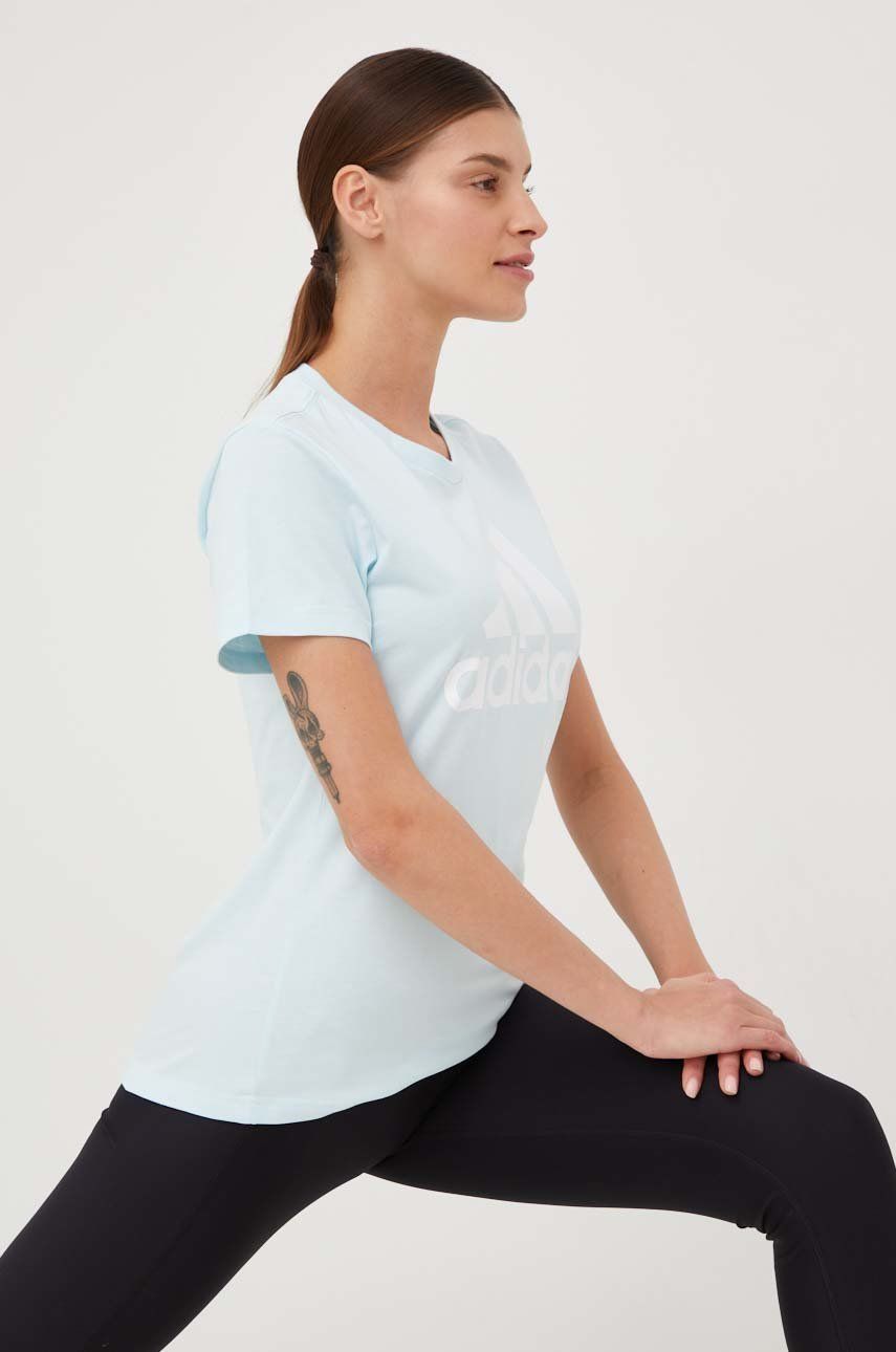 Tričko adidas Originals Essentials Logo T-Shirt Tyrkysová | HL2027, 0
