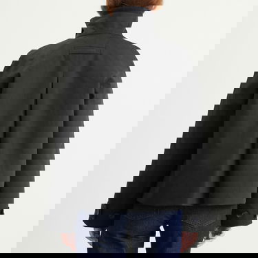 Bunda Samsoe Samsoe Sarivo Double-Breasted Ribbed Collar Jacket Čierna | F25400027-CLR000021, 3