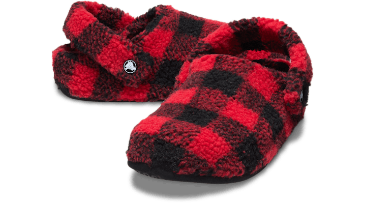 Tenisky a topánky Crocs Classic Buffalo Check Slippers Červená | 210755-6WG, 1