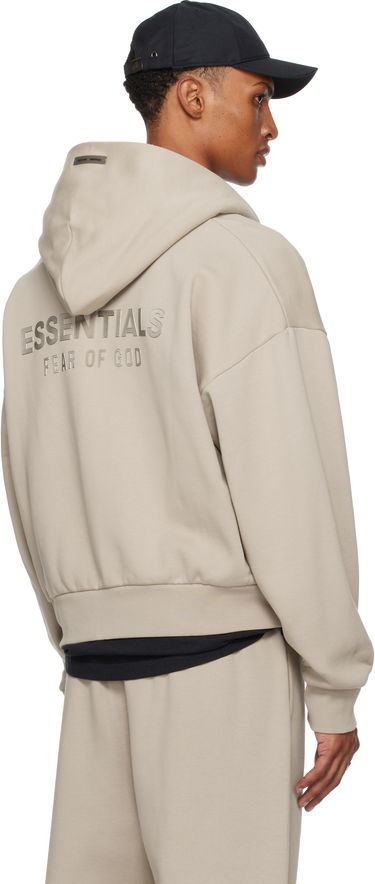 Mikina Fear of God Classic Fit Fleece Zip-Up Hoodie Béžová | 192SP254781F, 2