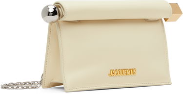 Kabelka Jacquemus Les Sculptures 'La petite pochette rond carré' Pouch Čierna | 24E241BA392-3171, 3