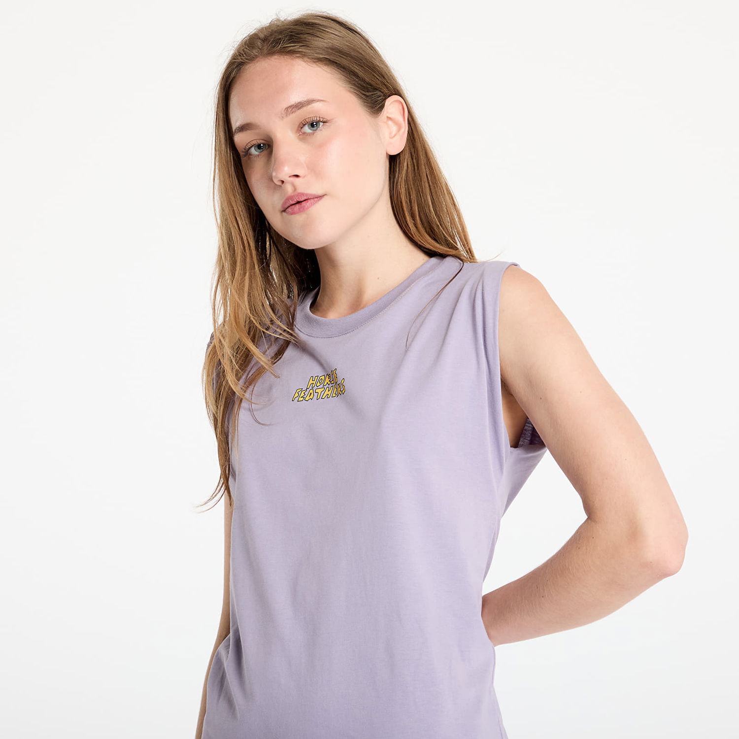 Šaty Horsefeathers Horsefeathers Leven Sleeveless T-Shirt Dress Fialová | SW935B, 1