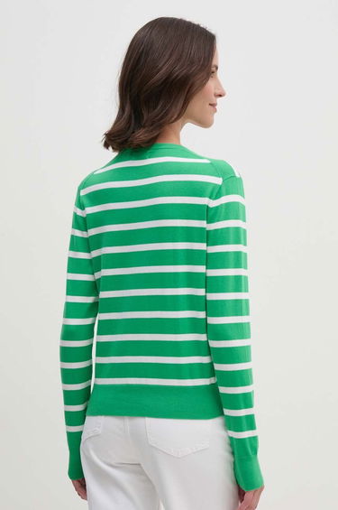 Sveter Polo by Ralph Lauren Striped Lightweight Cardigan Zelené | 211891885, 2