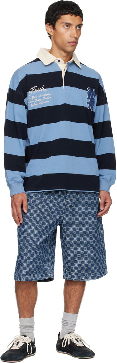 Šortky Ksubi Maxx Klassik Patterned Denim Shorts Modrá | MFA25WA020, 3