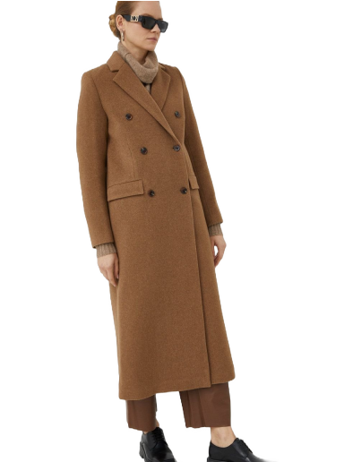 Kabáty Samsoe Samsoe Falcon Coat Hnedá | F20400075